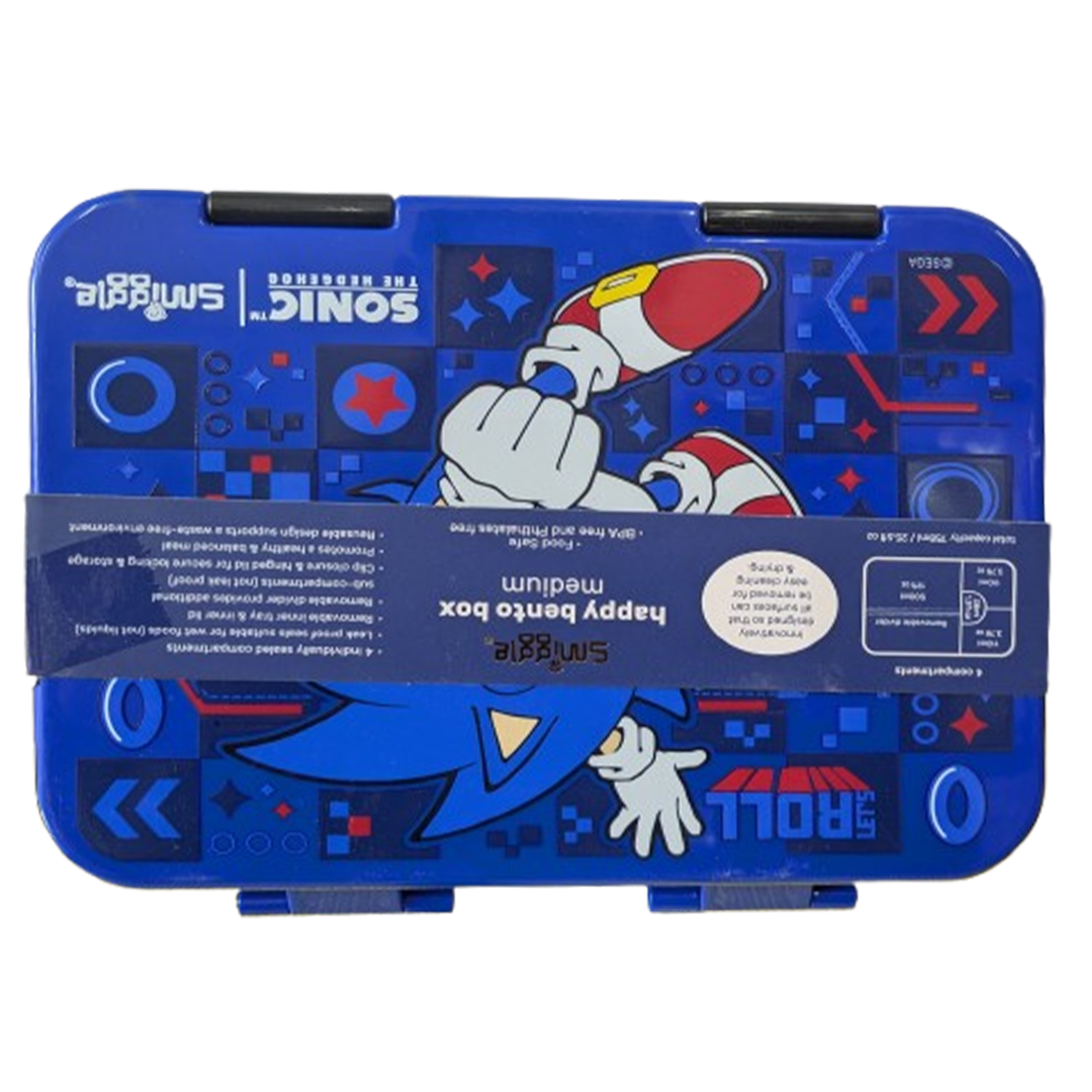 Smiggle Sonic The Hedgehog Happy Lunch Box